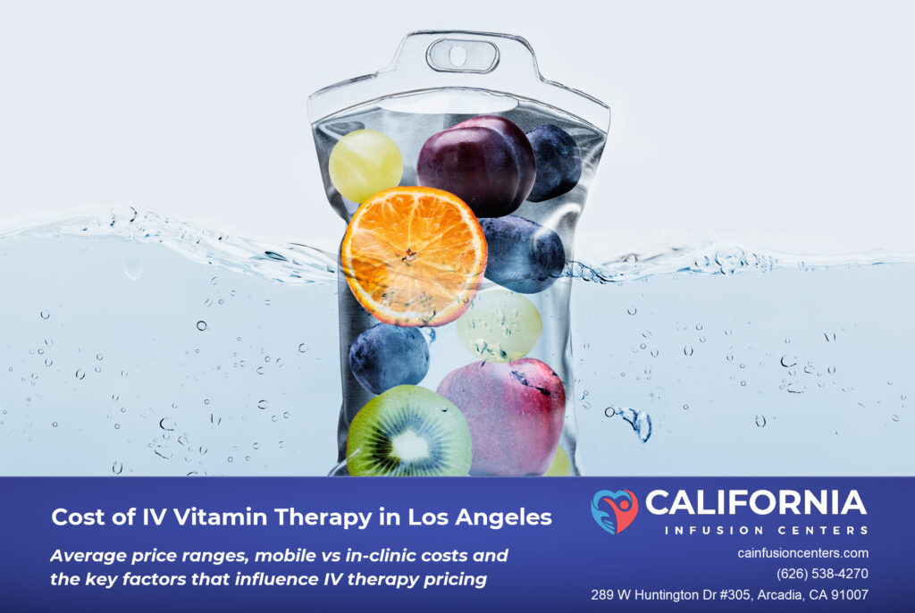 Cost of IV Vitamin Therapy in Los Angeles