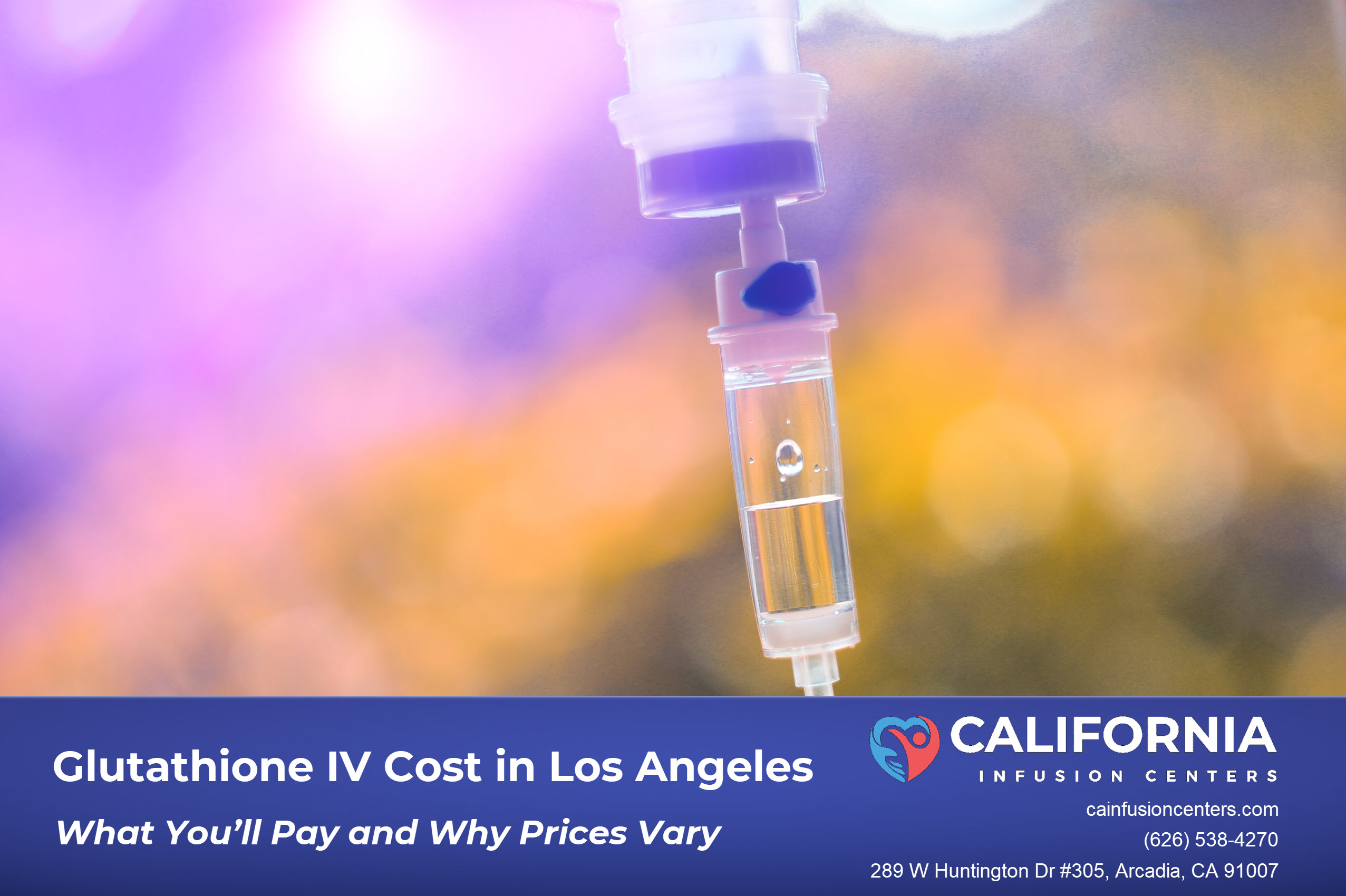 Price for a Glutathione IV in Los Angeles