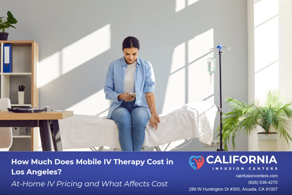 Cost of Mobile IV Therapy in Los Angeles
