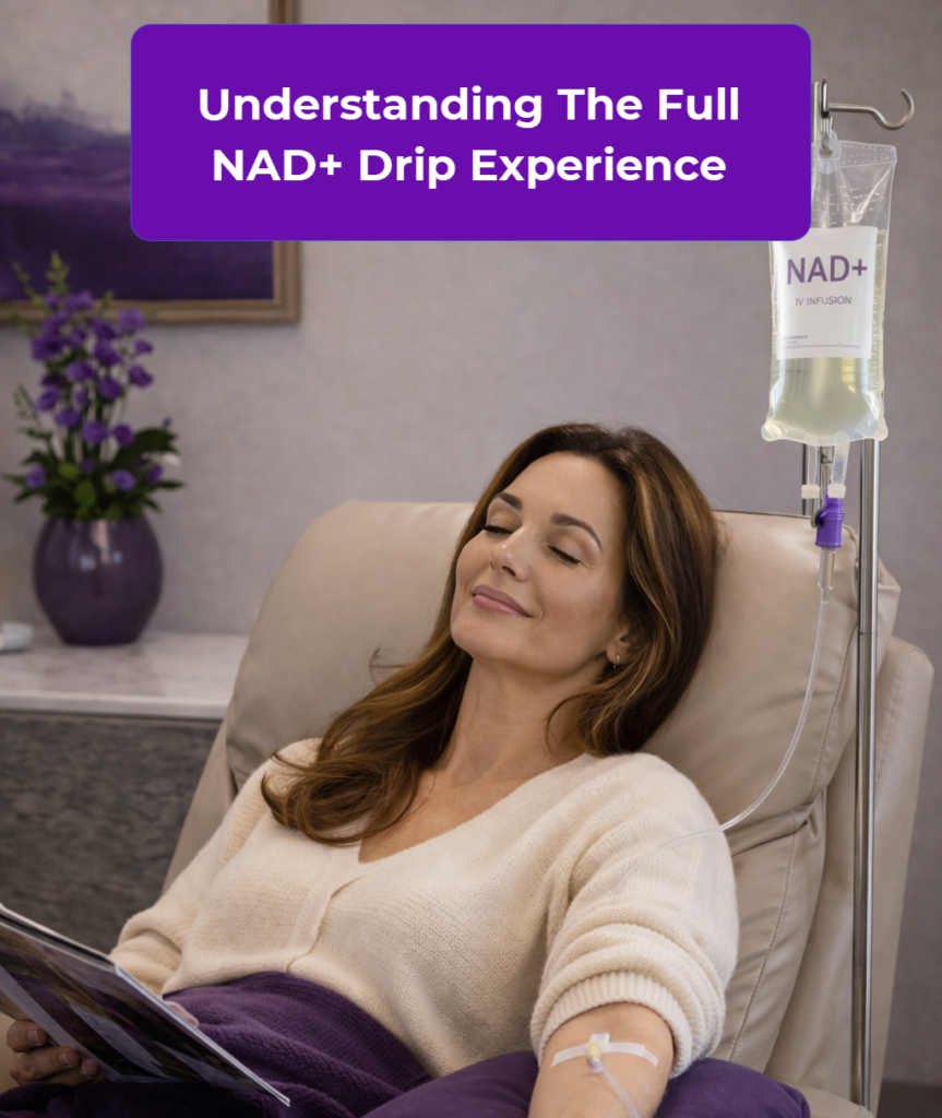 This section explains what NAD IV therapy is, how the infusion format works, why Beverly Hills patients often choose longer drip sessions, and who commonly asks a provider about this option.